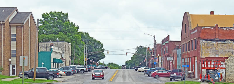 Holton, Kansas Business District by Kathy Alexander.