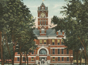 Former Allen County Courthouse in Iola, Kansas.