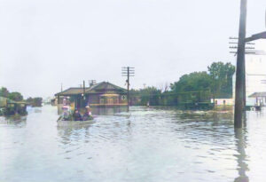 1951 flood in Iola, Kansas.