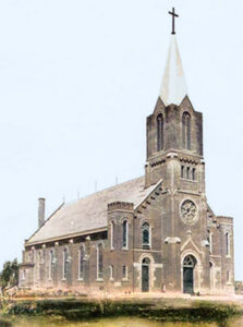 An old church in Leoville, Kansas.
