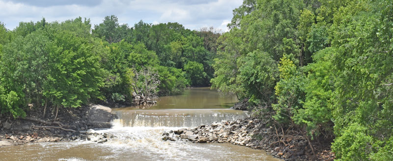 Soloman River in Minneapolis, Kansas by Kathy Alexander.