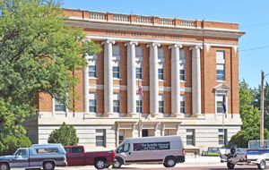 Decatur County Courthouse in Oberlin, Kansas by Kathy Alexander.