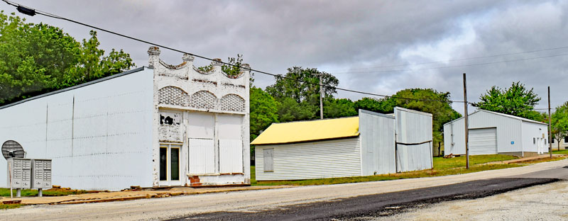 Oneida, Kansas Main Street Buildings by Kathy Alexander.