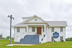 Methodist Church in Oneida, Kansas by Kathy Alexander.