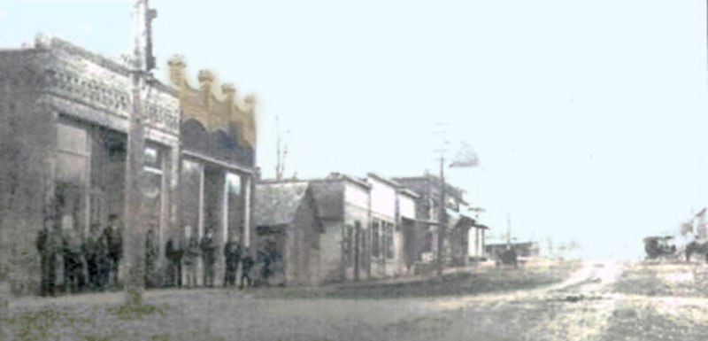 Early day Oneida, Kansas.