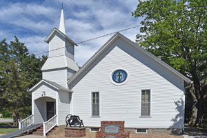 Scottsville, Kansas Community Church by Kathy Alexander.