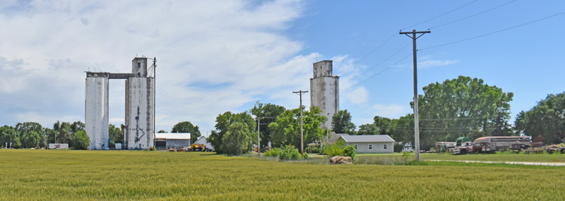 View of Scottsville, Kansas by Kathy Alexander.