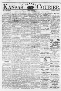Nemaha Courier newspaper in Seneca, Kansas.