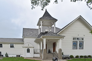 Christian Church in Soldier, Kansas by Kathy Alexander.