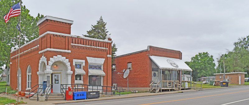 Main Street buildings in Soldier, Kansas by Kathy Alexander. Main Street buildings in Soldier, Kansas by Kathy Alexander.