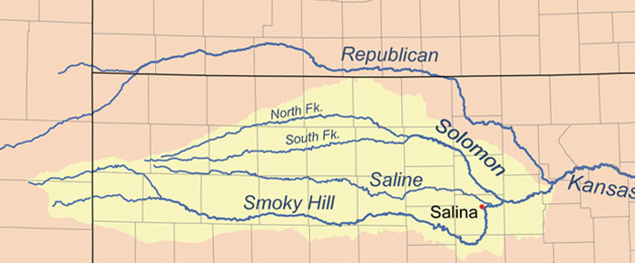 Solomon River Map.