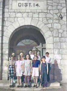 Traer, Kansas School.