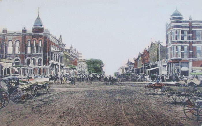 Anthony, Kansas in 1910.