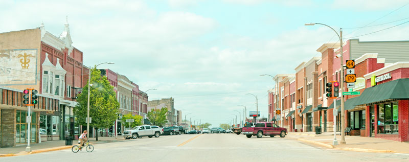 Main Street in Anthony, Kansas by Kathy Alexander. Main Street in Anthony, Kansas by Kathy Alexander.