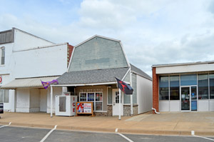 Attica, Kansas business buildings today by Kathy Alexander.