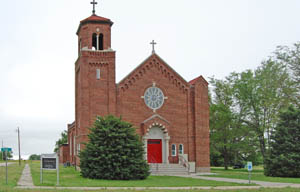 St. Bernard's Catholic Church in Belpre, Kansas by Kathy Alexander.