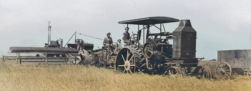 Edwards County, Kansas Farming.