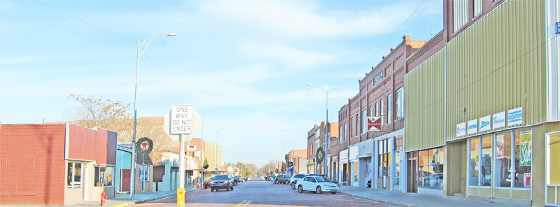 Downtown Kinsley, Kansas, by Kathy Alexander. Downtown Kinsley, Kansas by Kathy Alexander.