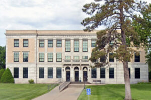 Edwards County Courthouse in Kinsley, Kansas, courtesy of Google Maps.