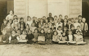 Grade School students in Kinsley, Kansas.