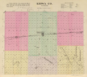Kiowa County, Kansas, by L.H. Everts & Co., 1887.