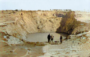 Sunken basin in Wallace County, Kansas in 1926.