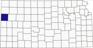 Wallace County, Kansas Location.